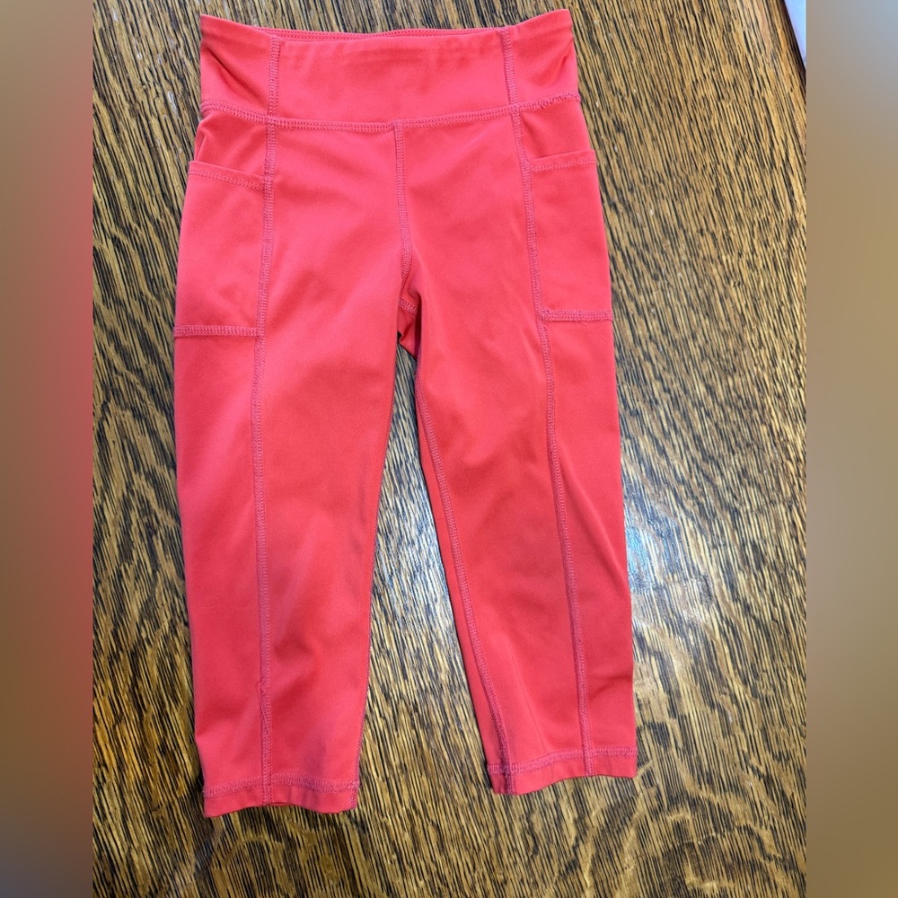 Primary Kids Red Leggings size 6